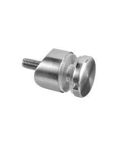 Radius Glass Adapter with Threaded Stud 30mm Ø - 15mm Mounting Distance