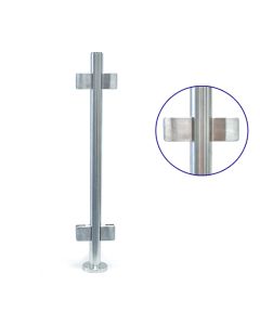 Pre-Drilled Round Centre Post Kit with Model 24 Clamps for Indoor Use - 48.3mm Ø
