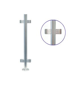 Pre-Drilled Round Centre Post Kit with Model 26 Clamps for Indoor Use - 48.3mm Ø