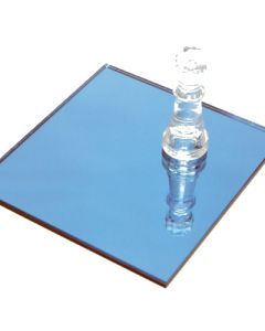 Blue Tinted Mirror Sample 115 x 185mm