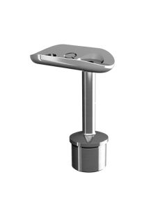 Balustrade Handrail Saddle with Adjustable Connection Plate for Baluster Posts
