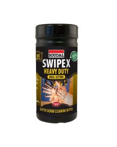 SOUDAL Swipex Heavy Duty Wipes - Tub of 80 Wipes