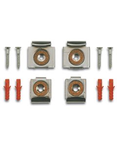 Mirror Supporting Clip with Coil Spring Function