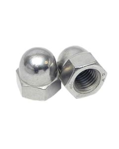 Dome Nut - Stainless Steel A2 (304)