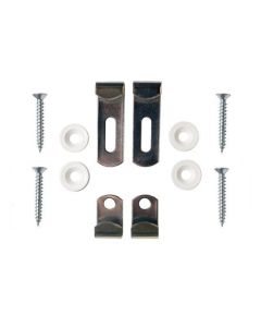 Stainless Steel Adjustable Mirror Clips