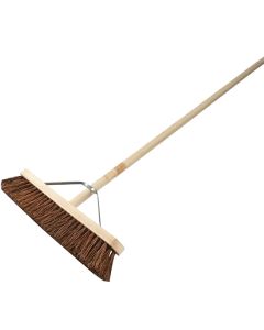 FAITHFULL Stiff Bassine Broom 450mm + Handle & Stay