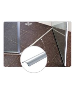 Shower Door Threshold - Stainless Steel