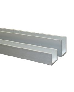 U Channel for All-Glass Shop Fronts