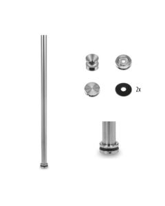 Staircase Balustrade Round Post Kit - Indoor Use - 42.4mm Ø