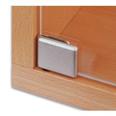 1600 Inset Glass Door Corner Clamping Hinge with Eccentric Screw