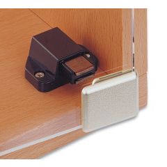 1602 Inset Glass Door Corner Clamping Magnetic Latch and Handle