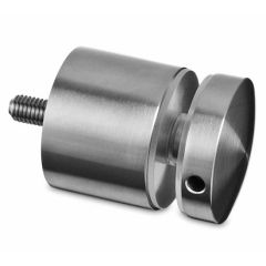 Glass Adapter with Threaded Stud 50mm Ø - 50mm Mounting Distance