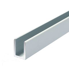 Anodised U Channel for 12mm Glass Shower Screens