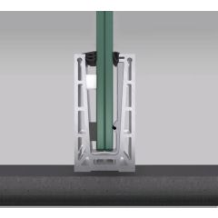 Q-railing Easy Glass Pro Top Mount Base Channel Profile Set - 2500mm
