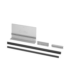 Q-railing Rubber Inserts & Wedge Kit for Easy Glass Pro Y Base Channel - 2500mm
