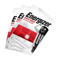 Energizer 357/303 Battery (Pack of 3)