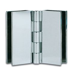 1684 Glass Door Hinge for Inset Doors - Non Drill (57 x 60mm)