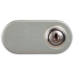 1952 Glass Door Lock with Striking Plate and Cylinder (Double Doors)