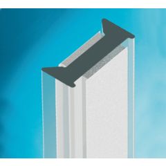 Glass to Glass Partition Joint Abutment - Clear
