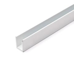 White U Channel for 10mm Glass Shower Screens