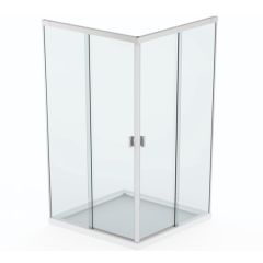 Colcom PIUMA D15E00 Corner Shower Glass Sliding Door Kit