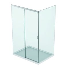 Colcom PUIMA D15E70 Wall to Glass Shower Glass Sliding Door Kit