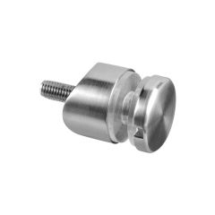 Radius Glass Adapter with Threaded Stud 30mm Ø - 15mm Mounting Distance