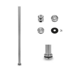 Staircase Balustrade Round Post Kit - Indoor Use - 42.4mm Ø