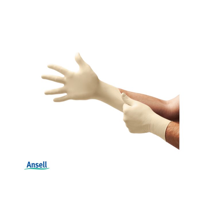 Ansell 69 318 TouchNTuff Natural Latex Disposable Gloves The Wholesale Glass Company