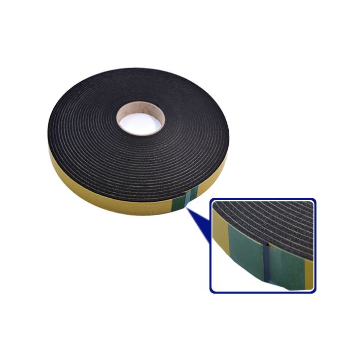Security Glazing Foam Tape 10 x 3mm 25m Black