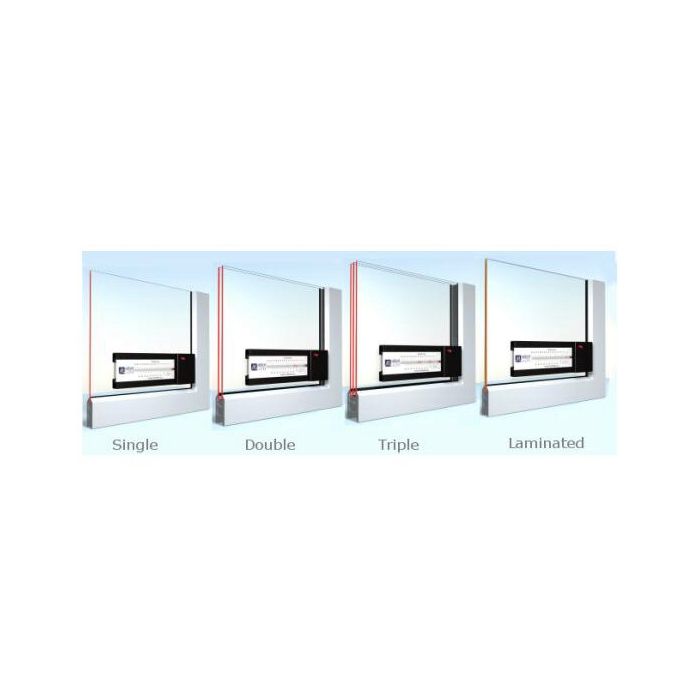 Merlin Lazer Gauge for measuring glass thicknesses The Wholesale Glass Company