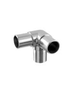 3-Way Handrail Tube Circular Connector - 90° Corner
