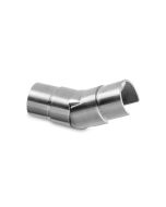 Q-railing Adjustable Connector for Round Cap Rail - 25° to 55° - Upwards