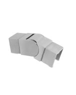 Adjustable Connector for Q-railing Square Cap Rail - 25° to 55° - Downwards