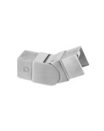 Adjustable Connector for Q-railing Square Cap Rail - 25° to 55° - Upwards
