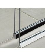 Colcom P25E Beaded Glass Partition Channel Kit - 5800mm