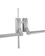 Briton 377 Double Vertical Panic Bolts with Push Bar