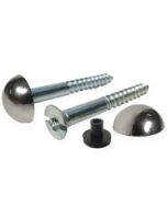 Chrome Dome Head Mirror Screws