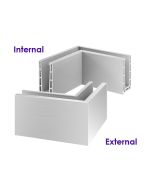 Q-railing Easy Glass Pro Top Mount 90° Connector Balustrade Base Channel