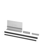 Q-railing Rubber Inserts & Wedge Kit for Easy Glass Pro Base Channel - 2500mm