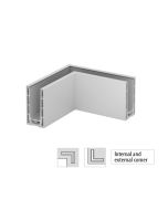 Q-railing Easy Glass Smart Top Mount 90° Connector Balustrade Base Channel