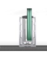 Q-railing Easy Glass Smart Top Mount Base Channel Profile Set - 2500mm
