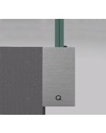 Q-railing Easy Glass Prime Fascia Mount Base Channel Profile Set - 2500mm