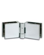 1680 Glass Door Hinge for Inset Doors - Non Drill (57 x 25mm)