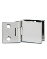 1672 Glass Door Hinge for Inset Doors - Non Drill (32 x 25mm)