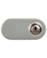 1952 Glass Door Lock with Striking Plate and Cylinder (Double Doors)