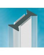Glass to Glass Partition Joint 180° - Clear