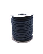 KISO "D" Profile EPDM Draught Proofing Weatherstrip 8 x 6mm - 160m - Black