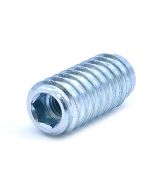 M12 Threaded Insert for Timber Fitting - Zinc Plated Steel