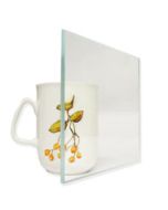 Low Iron Float Glass Sample 115 x 185mm